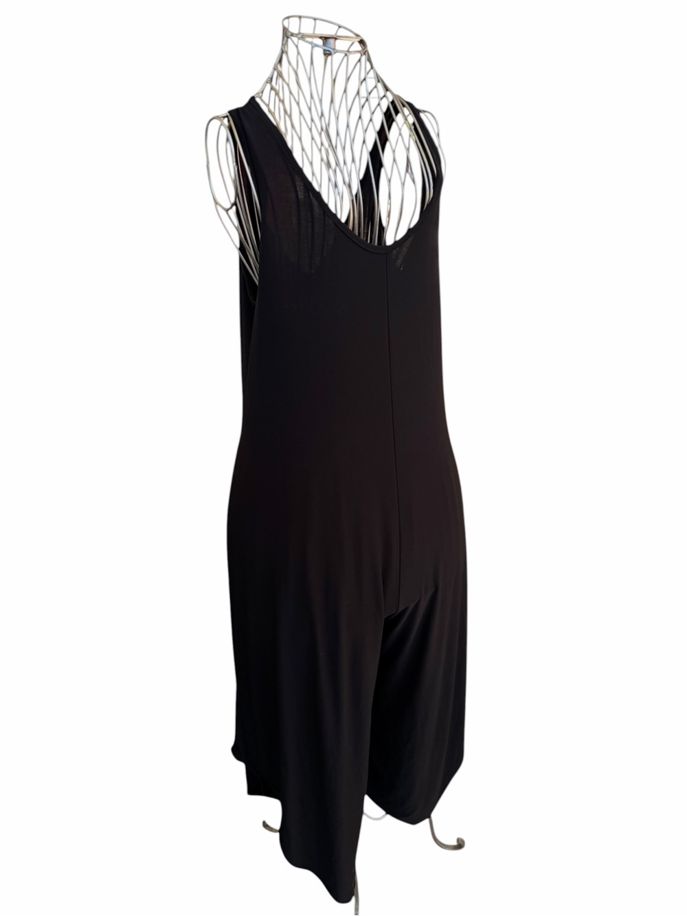 Black Sleeveless Jumpsuit Romper